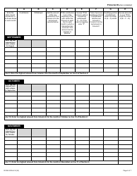 Form RC243 Schedule A Excess Tfsa Amounts - Canada, Page 6