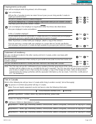 Form NR73 Determination of Residency Status (Leaving Canada) - Canada, Page 4