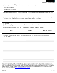 Form NR73 Determination of Residency Status (Leaving Canada) - Canada, Page 8