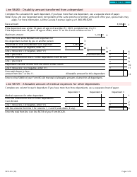 Form 5010-D Worksheet BC428 British Columbia - Canada, Page 2