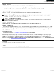 Form TD1NT Northwest Territories Personal Tax Credits Return - Canada, Page 2