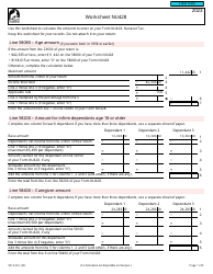 Document preview: Form 5014-D Worksheet NU428 Nunavut - Canada, 2023