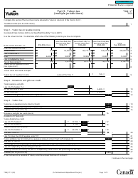 Document preview: Form T3MJ-YT Part 3 Yukon Tax (Multiple Jurisdictions) - Canada, 2023