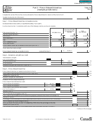 Document preview: Form T3MJ-PE Part 3 Prince Edward Island Tax (Multiple Jurisdictions) - Canada, 2023