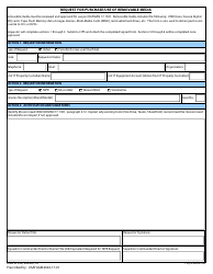 USAFA Form 332 Request for Purchase/Use of Removable Media