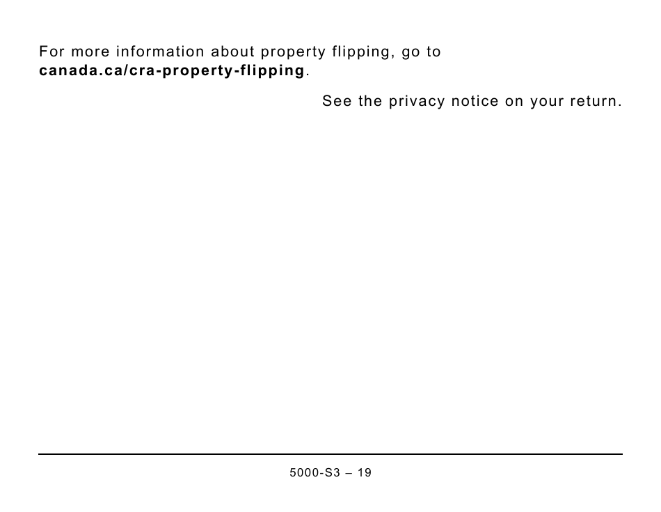 Form 5000-S3 Schedule 3 Capital Gains (Or Losses) - Large Print - Canada, Page 19