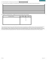 Form RC684 Province or Territory of Residence - Multiple Years - Refund Examination Program - Canada, Page 4