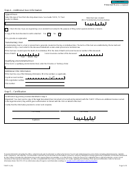 Form T3APP Application for Trust Account Number - Canada, Page 2