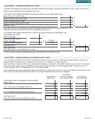 Form 5013-D1 Federal Worksheet for Non-residents and Deemed Residents of Canada - Canada, Page 7