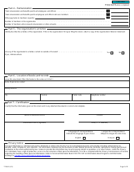 Form T1044 Non-profit Organization (Npo) Information Return - Canada, Page 2