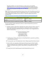 Voluntary Dissolution of Not-Forprofit Corporations With Assets - New York, Page 12