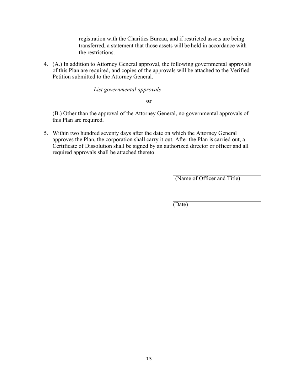 Voluntary Dissolution of Not-Forprofit Corporations With Assets - New York, Page 14