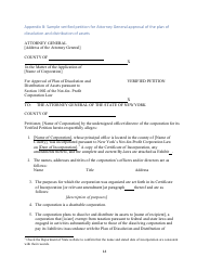 Voluntary Dissolution of Not-Forprofit Corporations With Assets - New York, Page 15