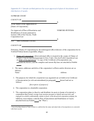 Voluntary Dissolution of Not-Forprofit Corporations With Assets - New York, Page 19