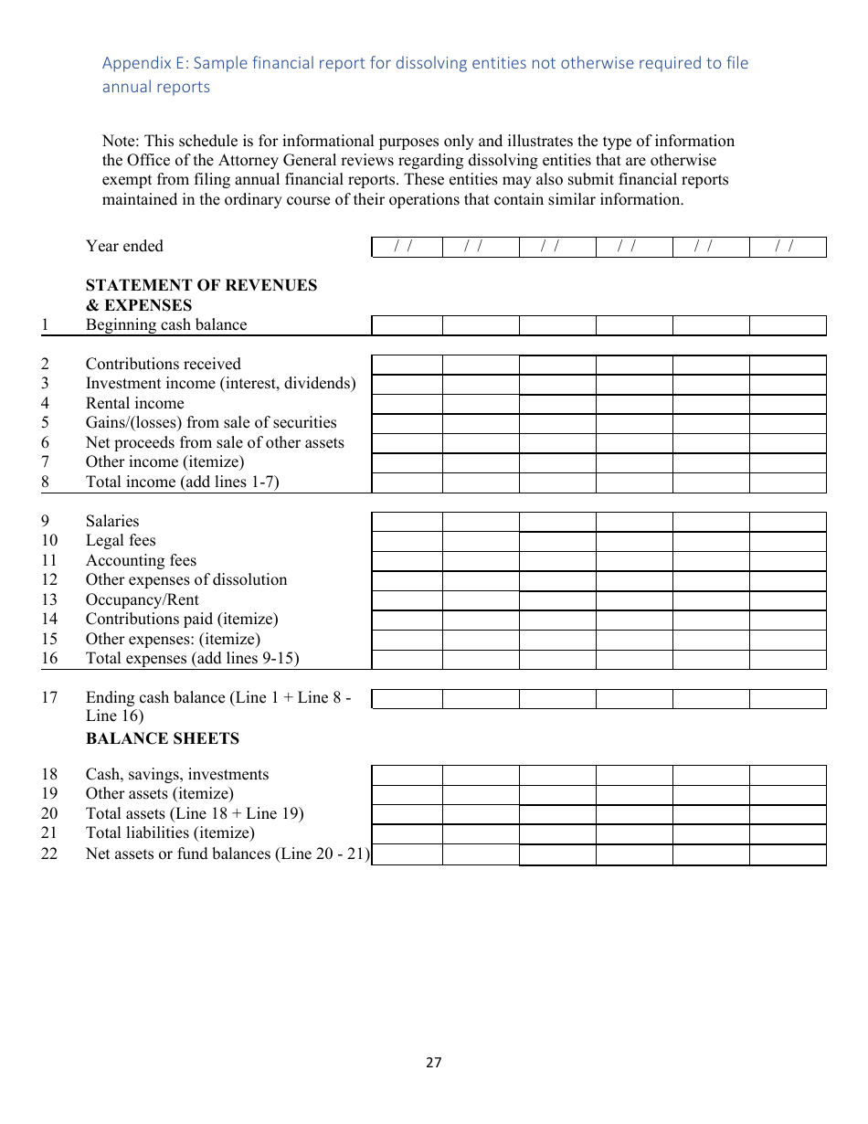 Voluntary Dissolution of Not-Forprofit Corporations With Assets - New York, Page 28