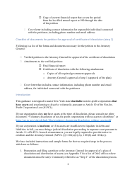 Voluntary Dissolution of Not-Forprofit Corporations With Assets - New York, Page 4