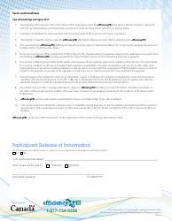 Form PD381 Solar Rebate Application Form - Prince Edward Island, Canada, Page 2