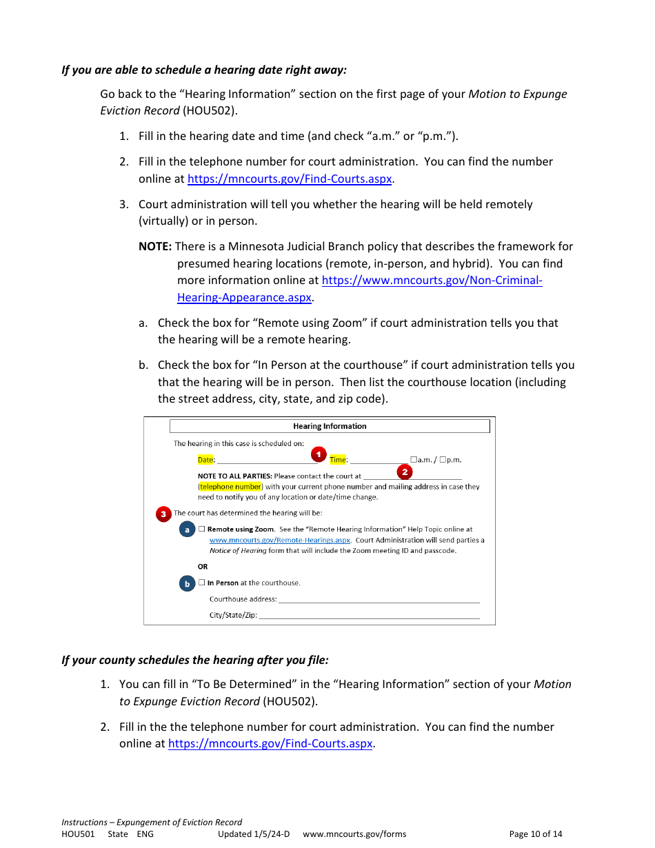 Form hou501 download printable pdf or fill online instructions