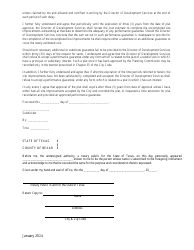 Performance Agreement - City of San Antonio, Texas, Page 2
