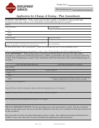 Application for Change of Zoning/Plan Amendment - City of San Antonio, Texas, Page 5
