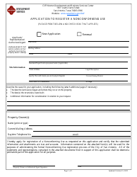 Application Packet for Registration of Nonconforming Use - City of San Antonio, Texas, Page 3