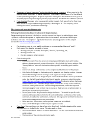 Factory Built Residential Buildings - Plan Submittal Checklist - Washington, Page 2