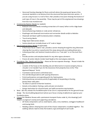 Factory Built Residential Buildings - Plan Submittal Checklist - Washington, Page 4