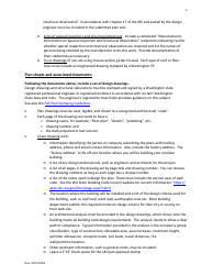Factory-Built Commercial Buildings - Plan Submittal Checklist - Washington, Page 2