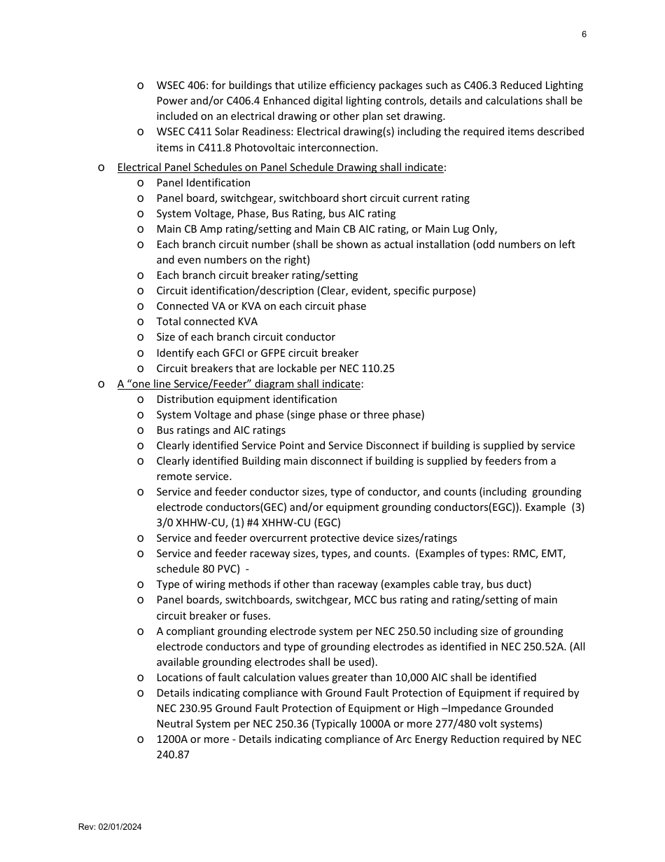 Factory-Built Commercial Buildings - Plan Submittal Checklist - Washington, Page 6
