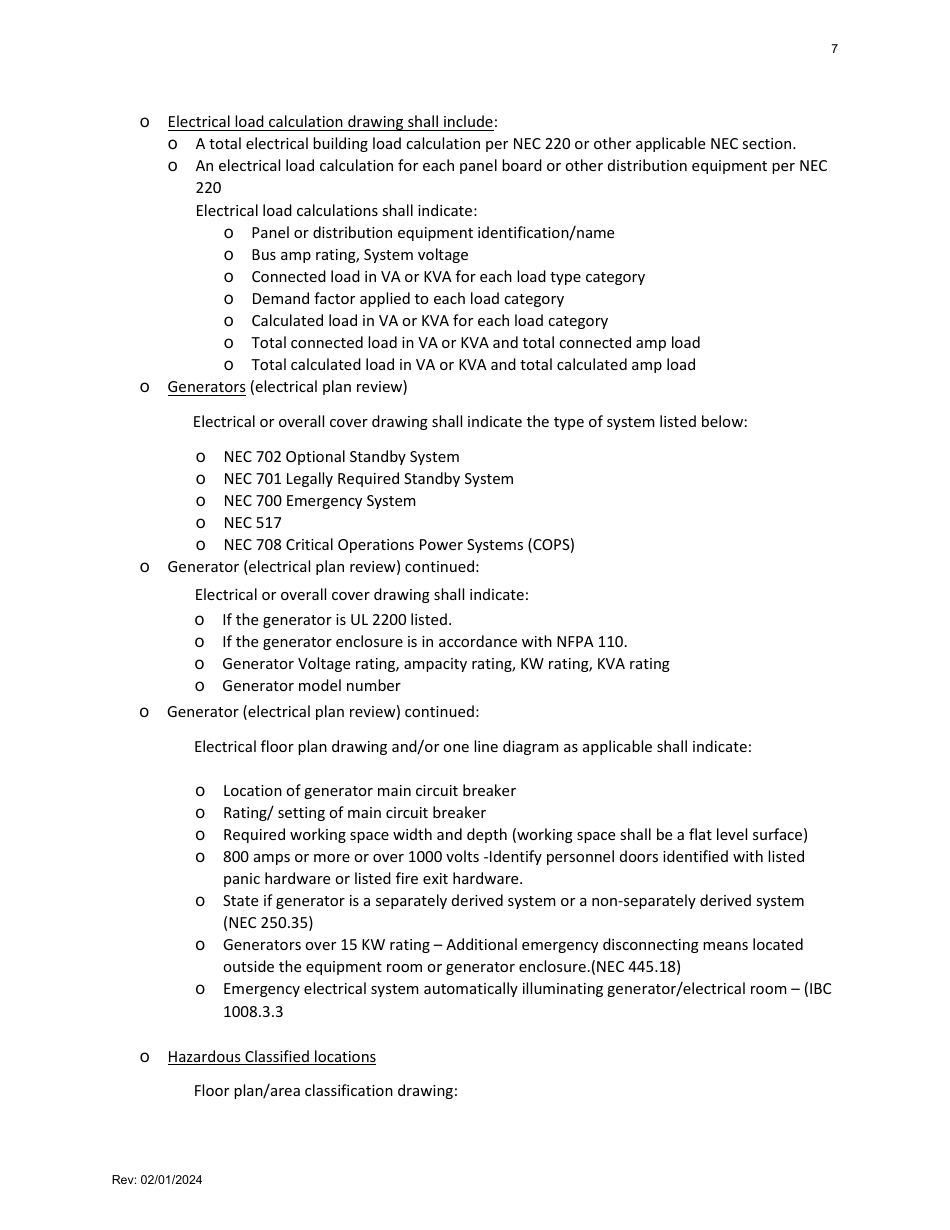 Factory-Built Commercial Buildings - Plan Submittal Checklist - Washington, Page 7