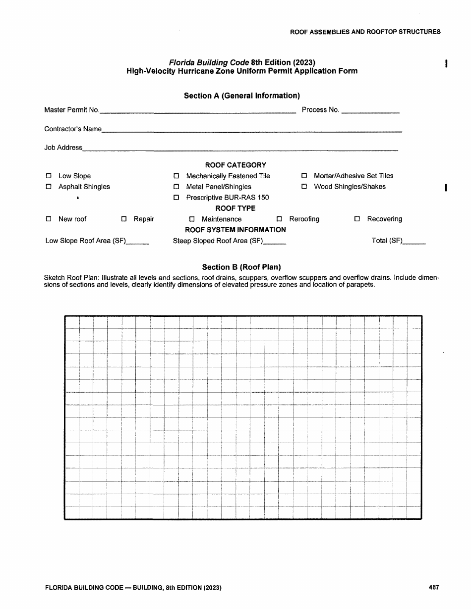 Roofing Application Packet - Broward County, Florida, Page 3