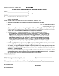 Document preview: Form OAG2024-2 Affidavit of Land or Mineral Ownership: Non-exempt Business or Trust - Oklahoma
