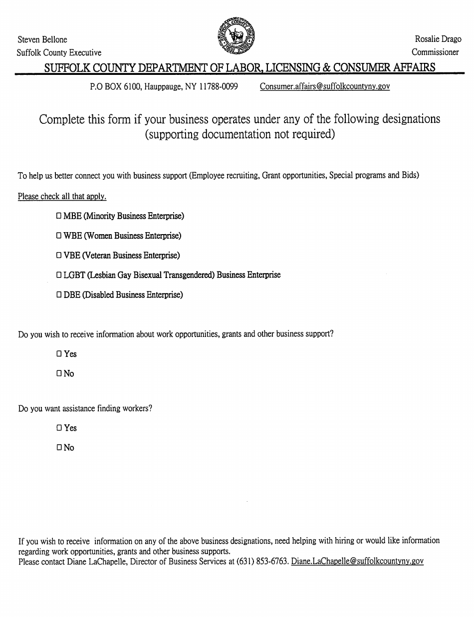 Form CA-L24 Pet Groomer Registration - Suffolk County, New York, Page 5