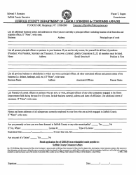 Form CA-L02 Application for Home Improvement License - Suffolk County, New York, Page 4