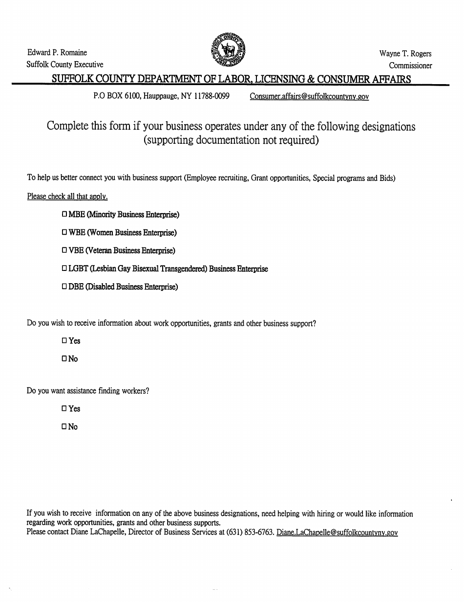 Form CA-L02 Application for Home Improvement License - Suffolk County, New York, Page 9