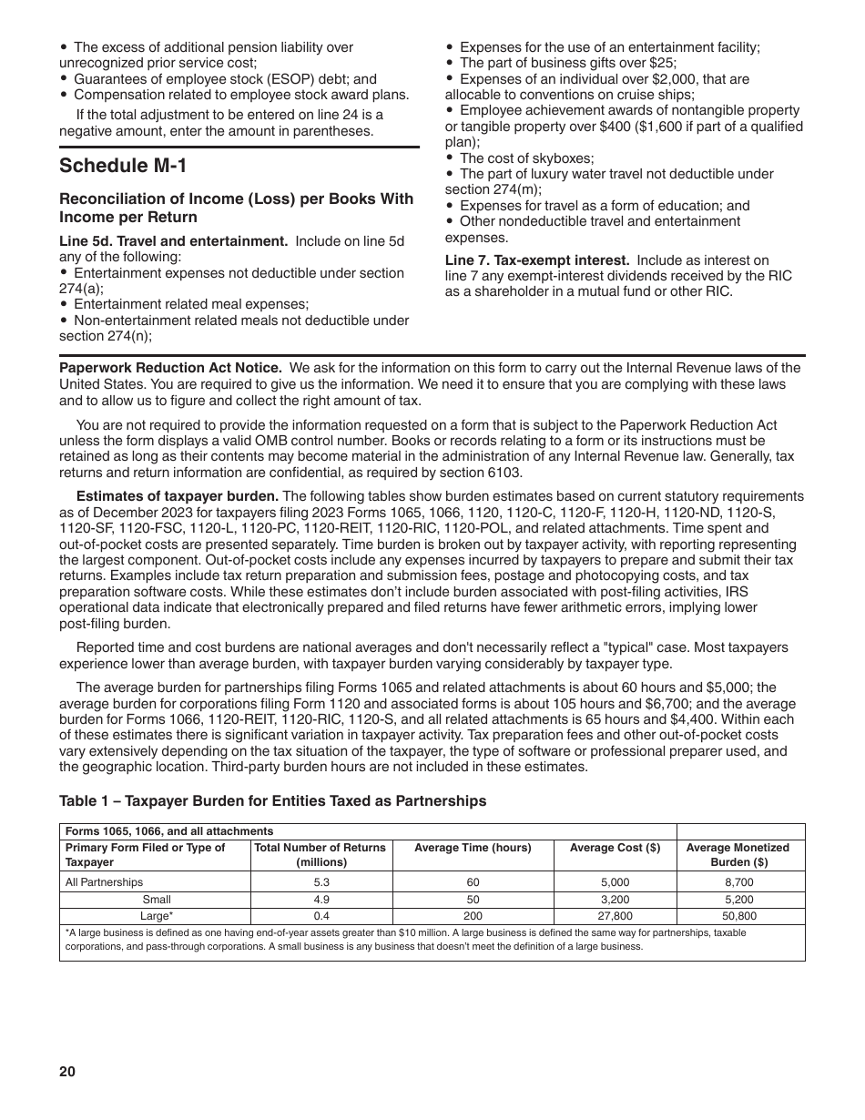 Instructions for IRS Form 1120-RIC U.S. Income Tax Return for Regulated Investment Companies, Page 20