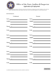 OSAI Form 001 Application of Employment - Oklahoma, Page 4