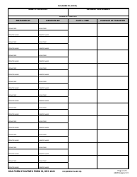 DHA Form 379 (AFMES Form 18) Forensic Toxicology Investigation, Page 2