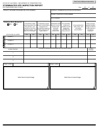 Form DOT CEM-2030SW Stormwater Site Inspection Report - California, Page 13