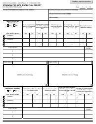 Form DOT CEM-2030SW Stormwater Site Inspection Report - California, Page 5