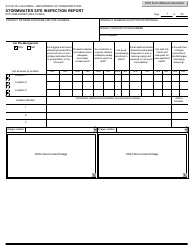 Form DOT CEM-2030SW Stormwater Site Inspection Report - California, Page 7