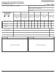 Form DOT CEM-2030SW Stormwater Site Inspection Report - California, Page 8