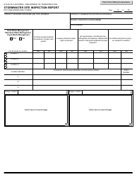 Form DOT CEM-2030SW Stormwater Site Inspection Report - California, Page 9