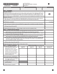 Form DR0204 Tax Year Ending Computation of Penalty Due Based on Underpayment of Colorado Individual Estimated Tax - Colorado, Page 2
