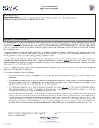 Form DO-11 Driver License Application Request - New Jersey, Page 3