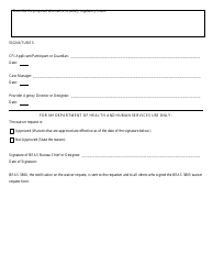 Form BEAS3865 Choices for Independence (Cfi) Program Waiver Request - New Hampshire, Page 2