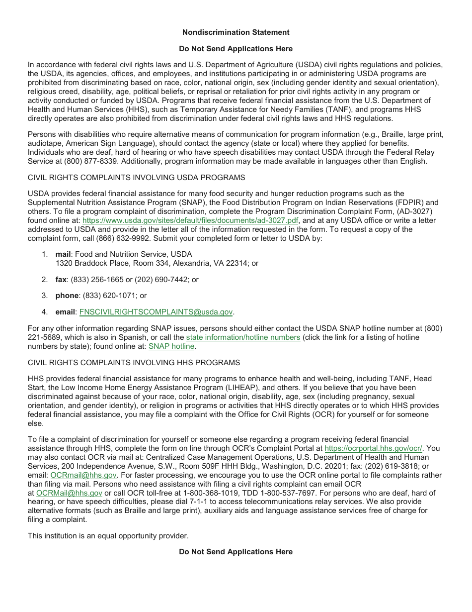 BFA Form 811S Statements of Understanding - New Hampshire, Page 3