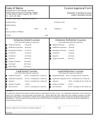 License Application Form - Asbestos/Lead Business &amp; Public Entities - Maine, Page 12