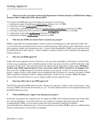 Form DEPLW0117-A2014 Request for Approval of Timing of Activity (Dmr) - Maine, Page 2