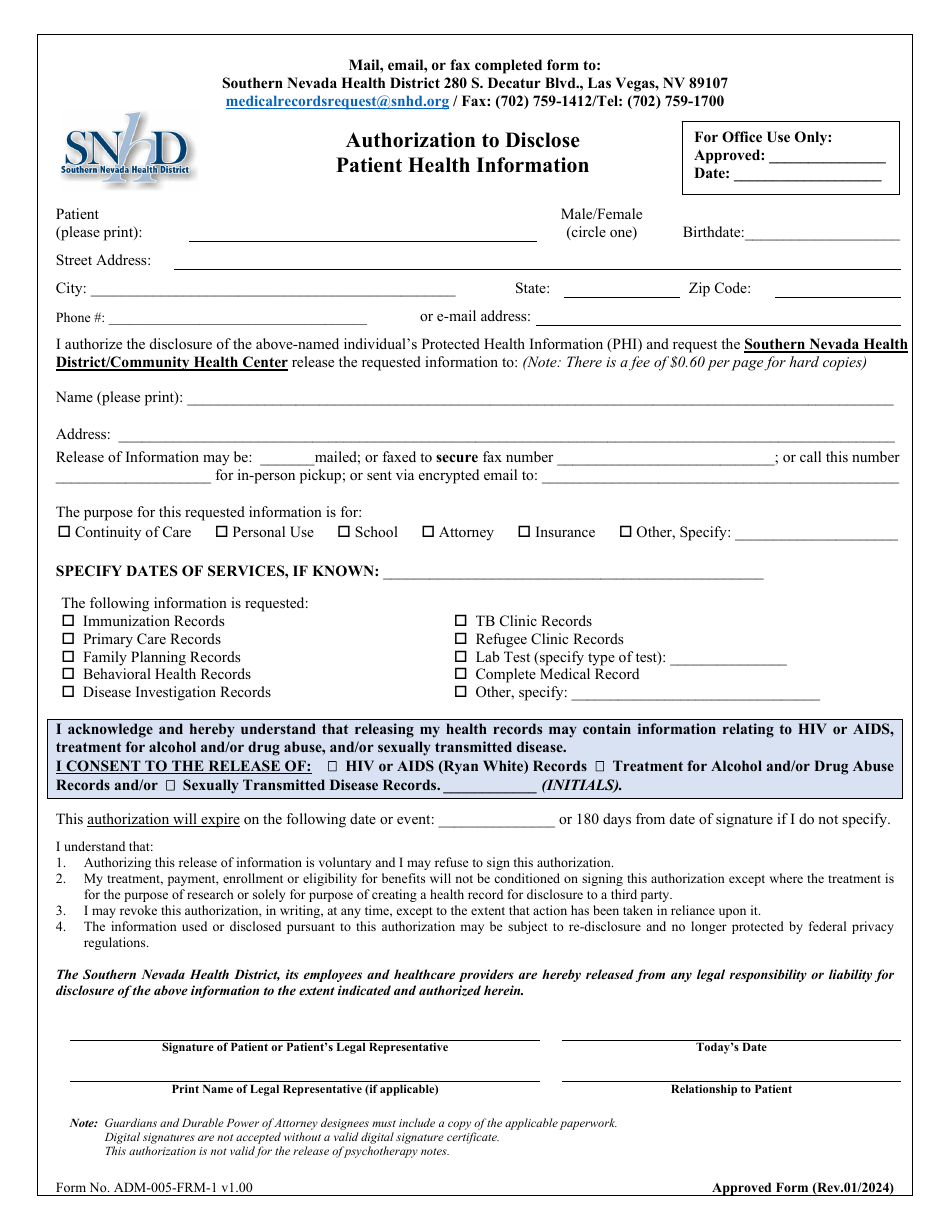 Form ADM-005-FRM-1 - Fill Out, Sign Online and Download Printable PDF ...